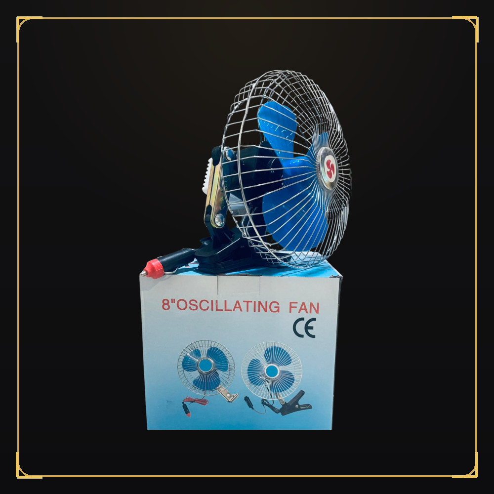 OSCILIRAJUĆI VENTILATOR ZA AUTO I KAMION – 12V / 24V -  8 i inča